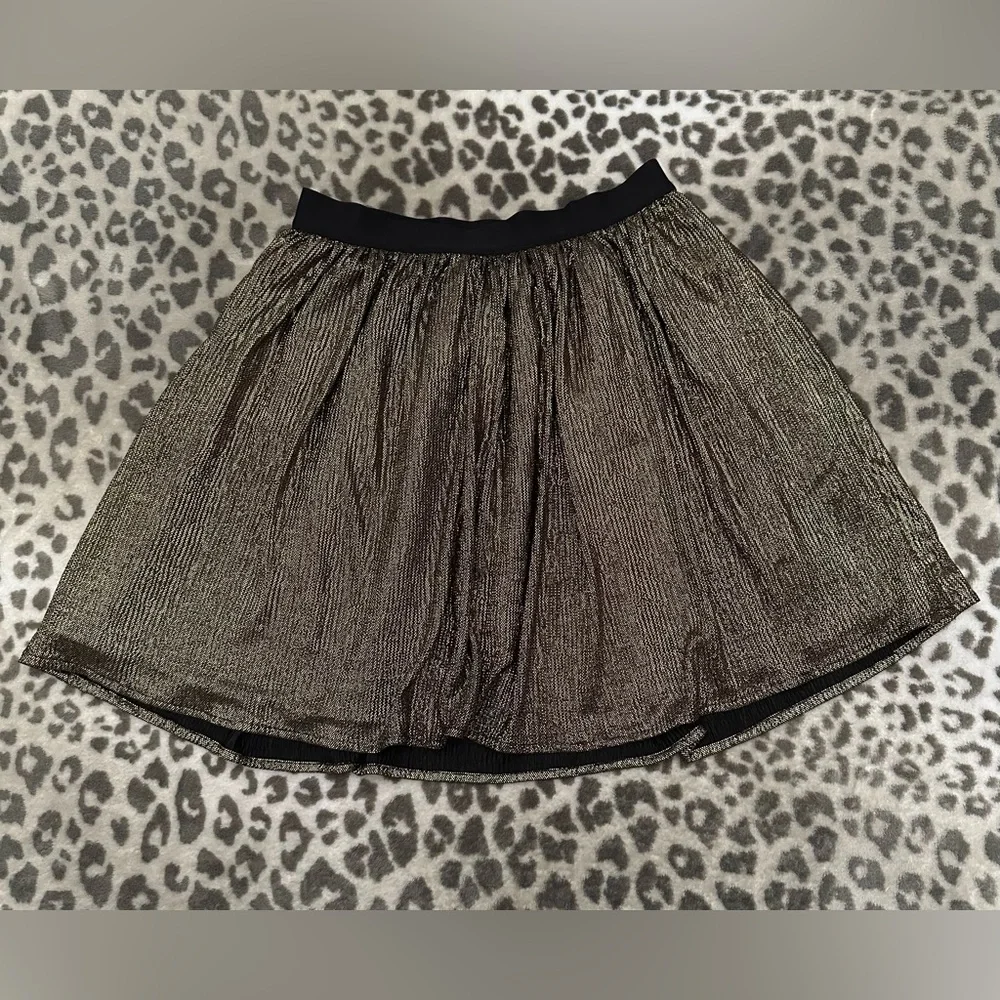 GapKids Shiny Metallic Skirt in Gold Size 12 Regular Girls